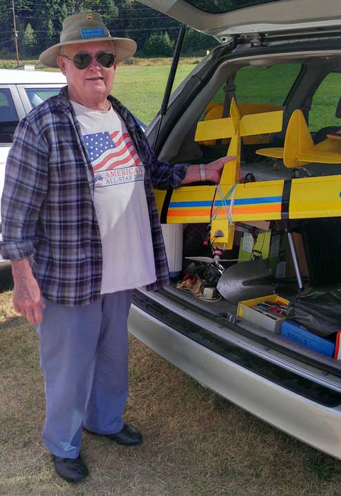 Pete shows Ralph and I how to fly an RC plane