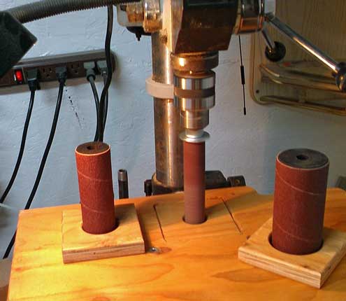 Spindle sander using my drill press