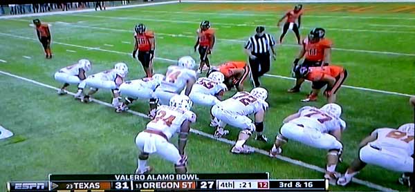 Oregon State losses the Alamo Bowl