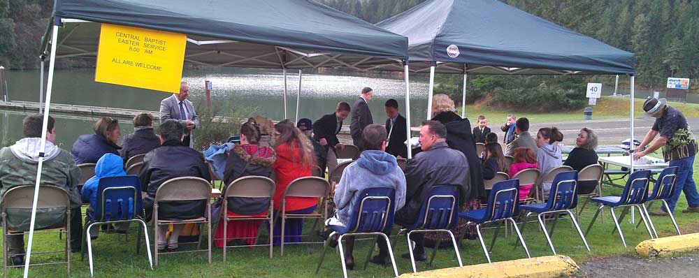 Easter Sunday at Cooper Creek Reservoir