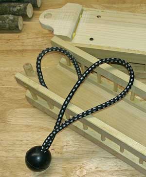 Bunji cord taken from ball ties