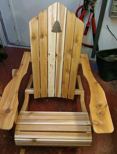 Final assembly of the first chair