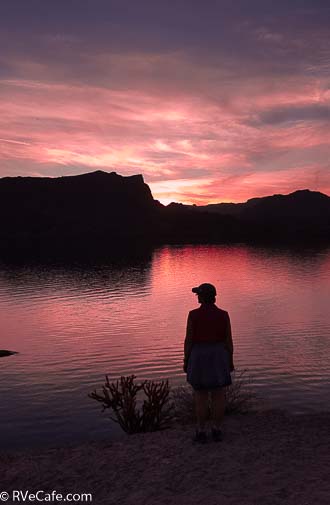 Sunset over Lake Havasu