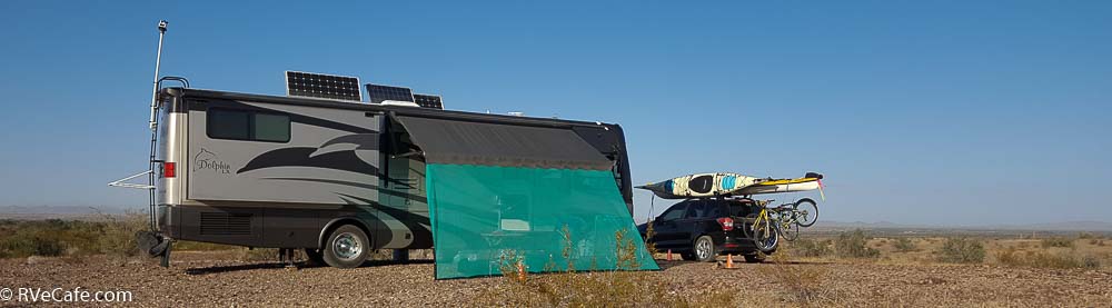 Arizona desert boondocking