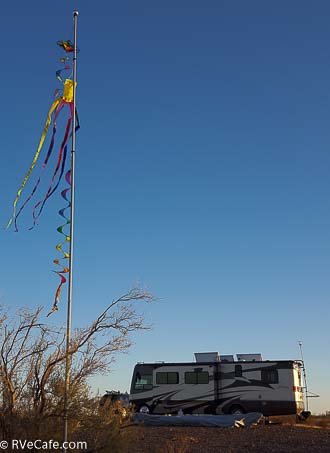 New windsock pole