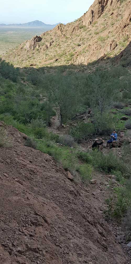 A look from inside the canyon