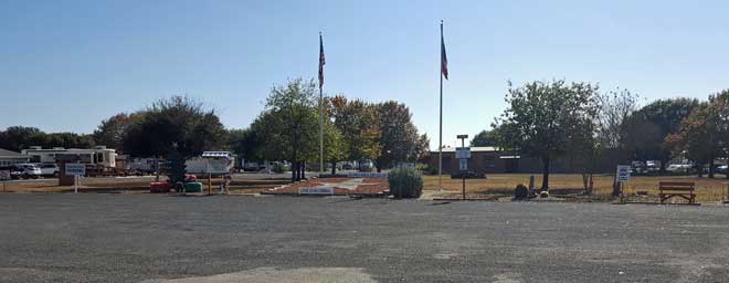 Lone Star Alamo Area SKP RV Park entrance