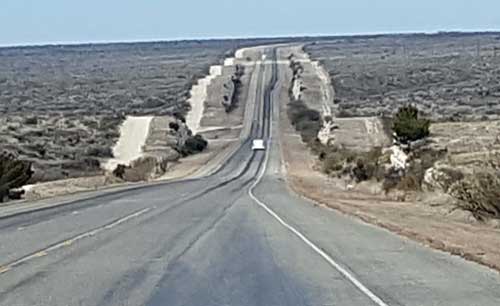 Wide open spaces in west Texas