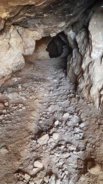 I explored 50 feet into this mine