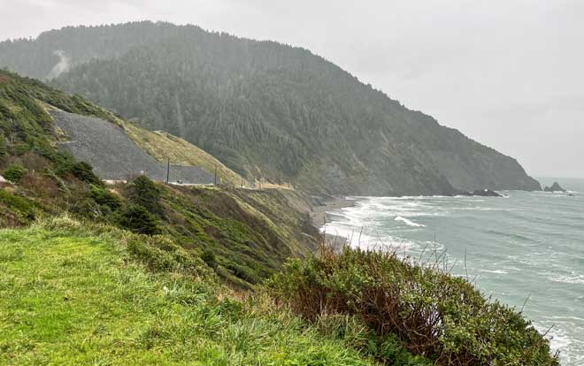 Humbug Mountain south of Port Orford