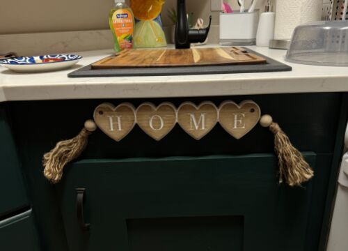 Adding decoration to the cabinets