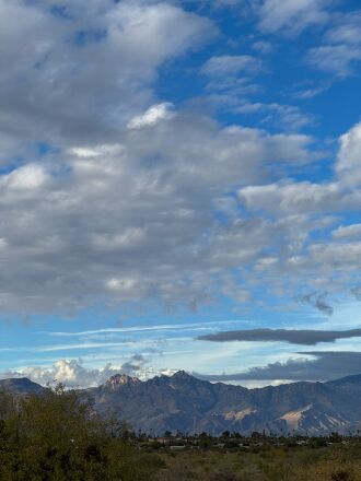 Clouds only a couple days in the month