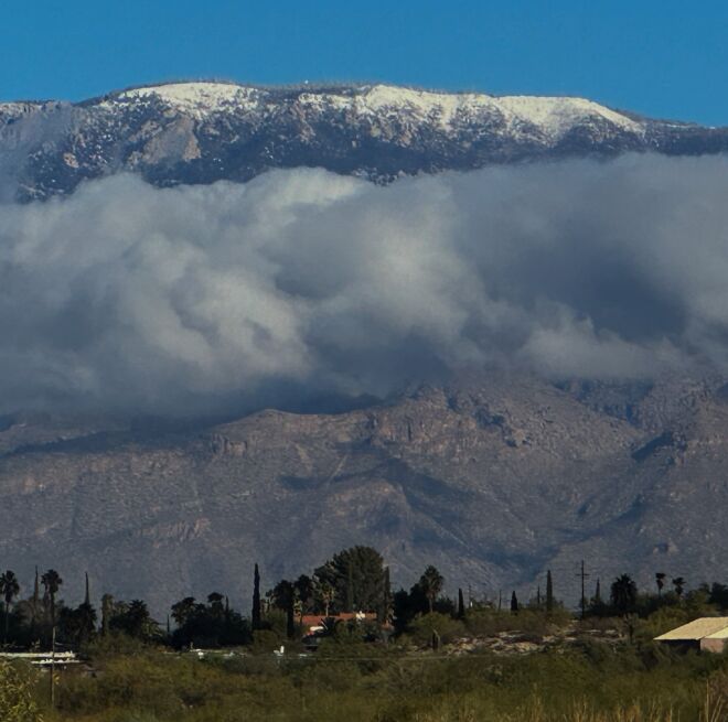 Snow on our mountain, Mt. Lemmon