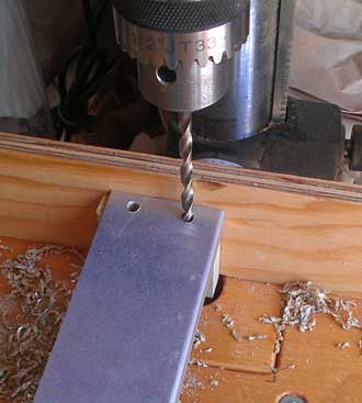 Drilling the aluminum antennae part