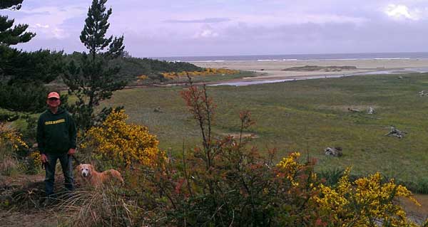 View of the Pacific from the Waxmyrtle Trail