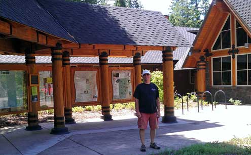 At the McKenzie Bridge Ranger Station