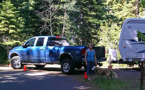 Space 20 at the Link Creek Campground, Suttle Lake, Oregon