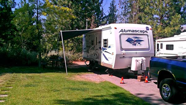 Campsite #37 at Gold Ranch RV Park in Verdi, Nevada