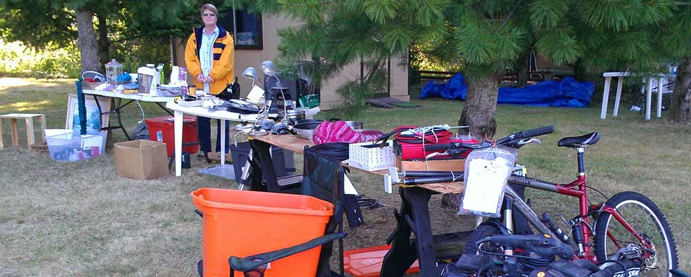 Yard sale happening this weekend