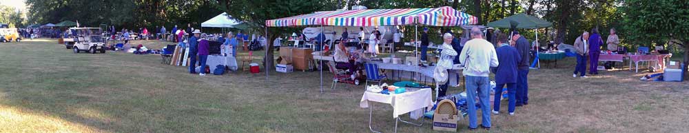 An overview of the yard sale