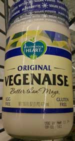 Vegenaise, a replacement for Mayo