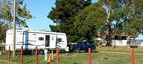 Camping in Ferndale again, Behind: enlarged view