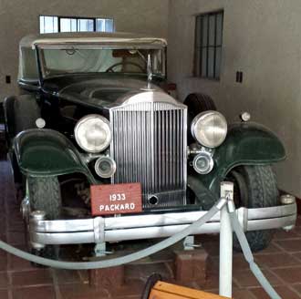 Johnson's 1933 Packard, Behind: Courtyard after a shower