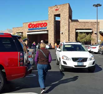 Las Vegas Costco, Behind: Golden Nugget "Oversize Vehicle" parking, Laughlin, Nevada