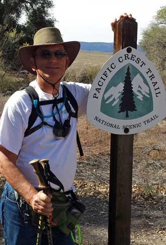 I love hiking the PCT, Behind: At our destination, Eagle Rock