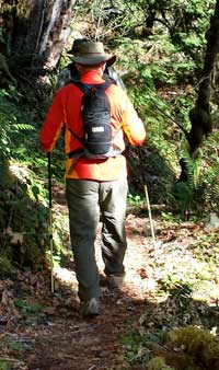 Dale on the hike