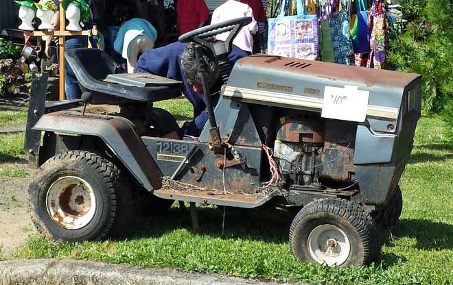 I joke photo for the park manager who complains about not having enough mowers. 