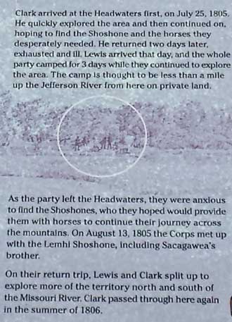 Lewis and Clark were here, Behind: The headwaters of the Missouri after the three rivers, Madison, Jefferson and Gallatin join together