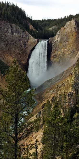 Lower Falls from Red Rock trail