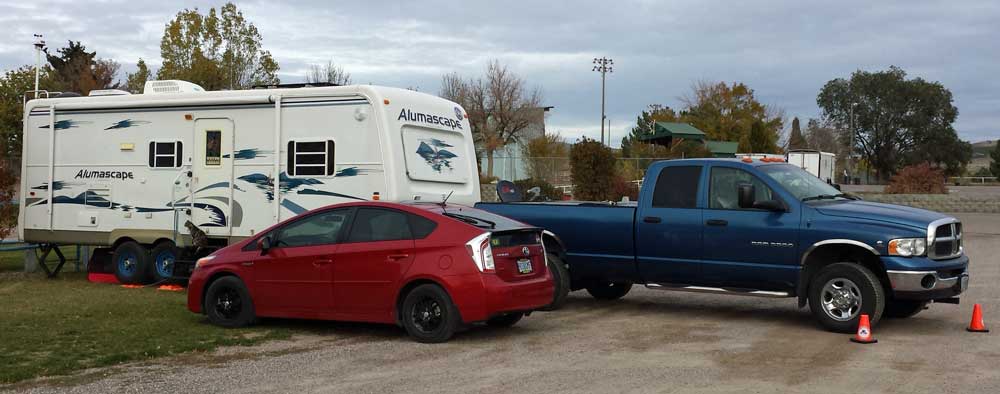 Camped at the Bannock County Fairground, Pocatello, Idaho