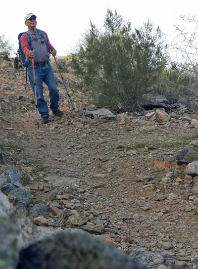 Hiking in the Casa Grande Mountain Park