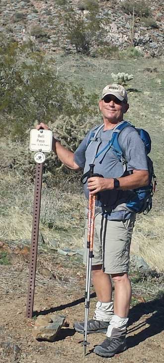 Hiking to Bell Pass