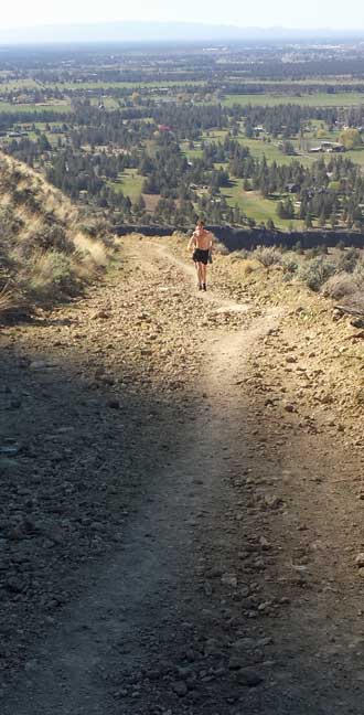 Steep climb up Burma Road