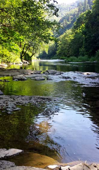 Missouri Bend on the Alsea River