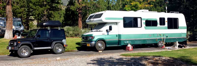 Camped at Gold Ranch, Verdi, Nevada