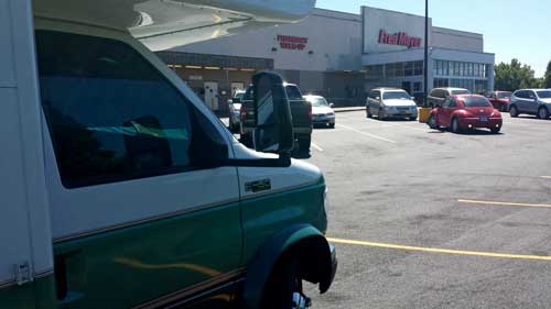 Keeping the animals cool while we shop