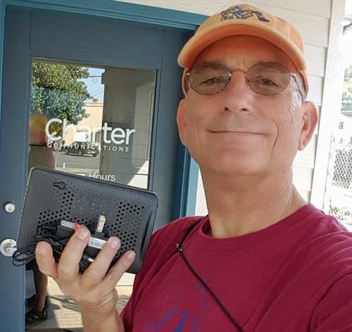 Returning the Charter modem, a sad day