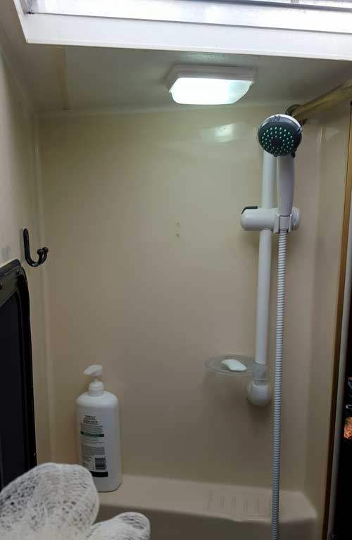 Extra large shower/tub