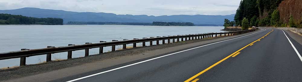 Traveling the Washington side of the Columbia River