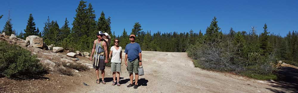 Nice hike with Lucy, Mindy and Scott to Long Lake