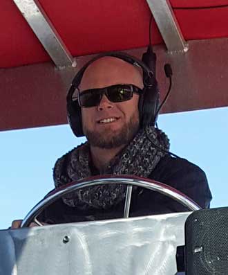 Captain Joe of the London Bridge Jet Boat tour