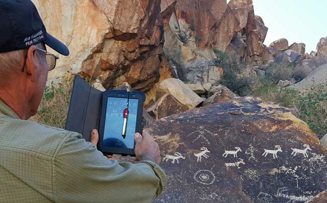 A native American sacred area