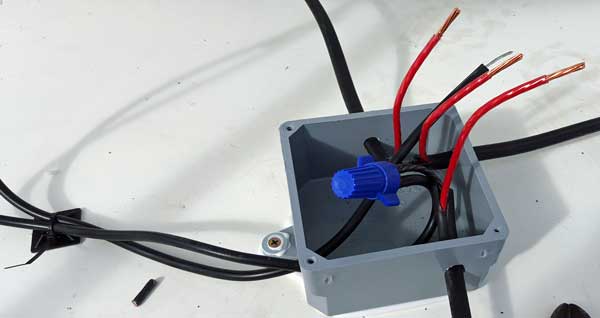 Connector box to join all panels