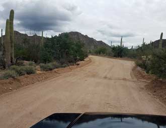 This is a pretty tame road for "high clearance vehicles only"