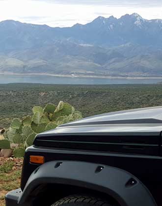 The Four Peaks above Lake Roosevelt