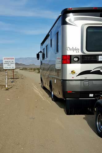 Entering the Pinnacles National Landmark